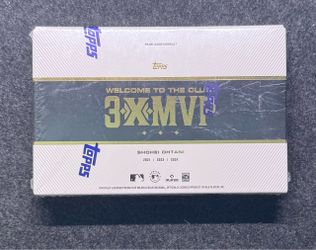 2025 Topps Welcome to the Club 3x MVP Shohei Ohtani box sealed