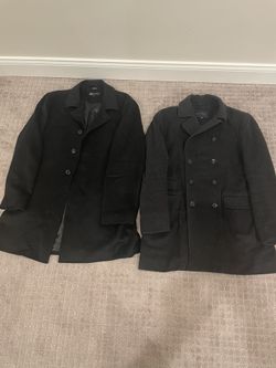 Mens Dress Coats Size L 