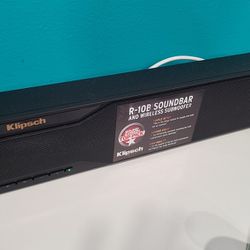Klipsch R-10B Bluetooth Soundbar with Wireless Subwoofer