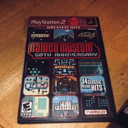 PS2 Game Greatest Hits 14 Classic Arcade Hits Namco Museum 50TH Anniversary 