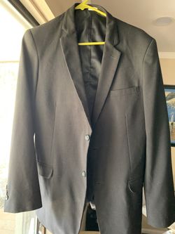 Black Suit Coat Youth Size 20 Calvin Klein