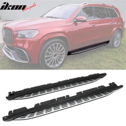 Fits 2020-2026 Benz X167 GLS450/GLS580 Running Boards OE Style Side Step Bar w/ LED