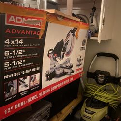 ADMIRAL ADVANTAGE 121 DUAL -BEVEL SLIDING COMPOUND MATER SAN