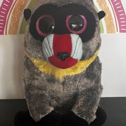 BEANIE BOO WASABI THE BABOON!! LARGE 10 INCH COLORFUL