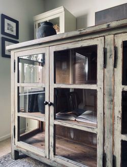 Huge Potato Barn Cabinet