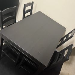 Jokkmokk Ikea Table With 4 Chairs
