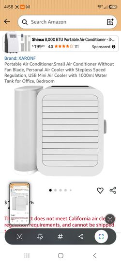 Eco Snowman Lite Bright Personal Air Cooler