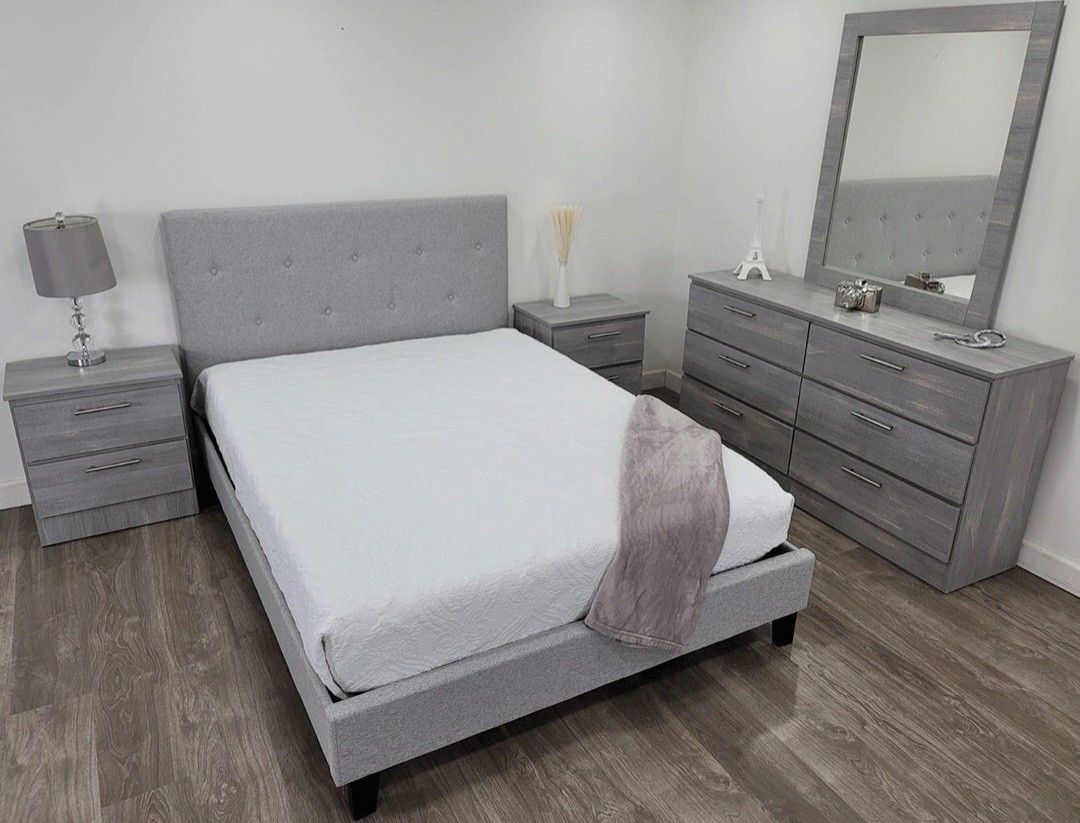 BEDROOM SET-JUEGO DE DORMITORIO 🆕️