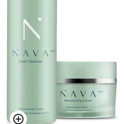 NAVA MD Radiance Duo | Dermatologist-Recommended Face Wash and Moisturizer with Naturally-Derived Ingredients for Healthy, Hydrated, Youthful-Looking 