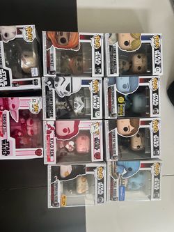 Star Wars Funko pop lot