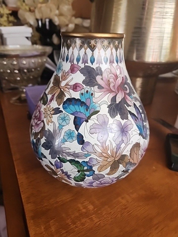 Vintage Chinese Cloisonne Vase