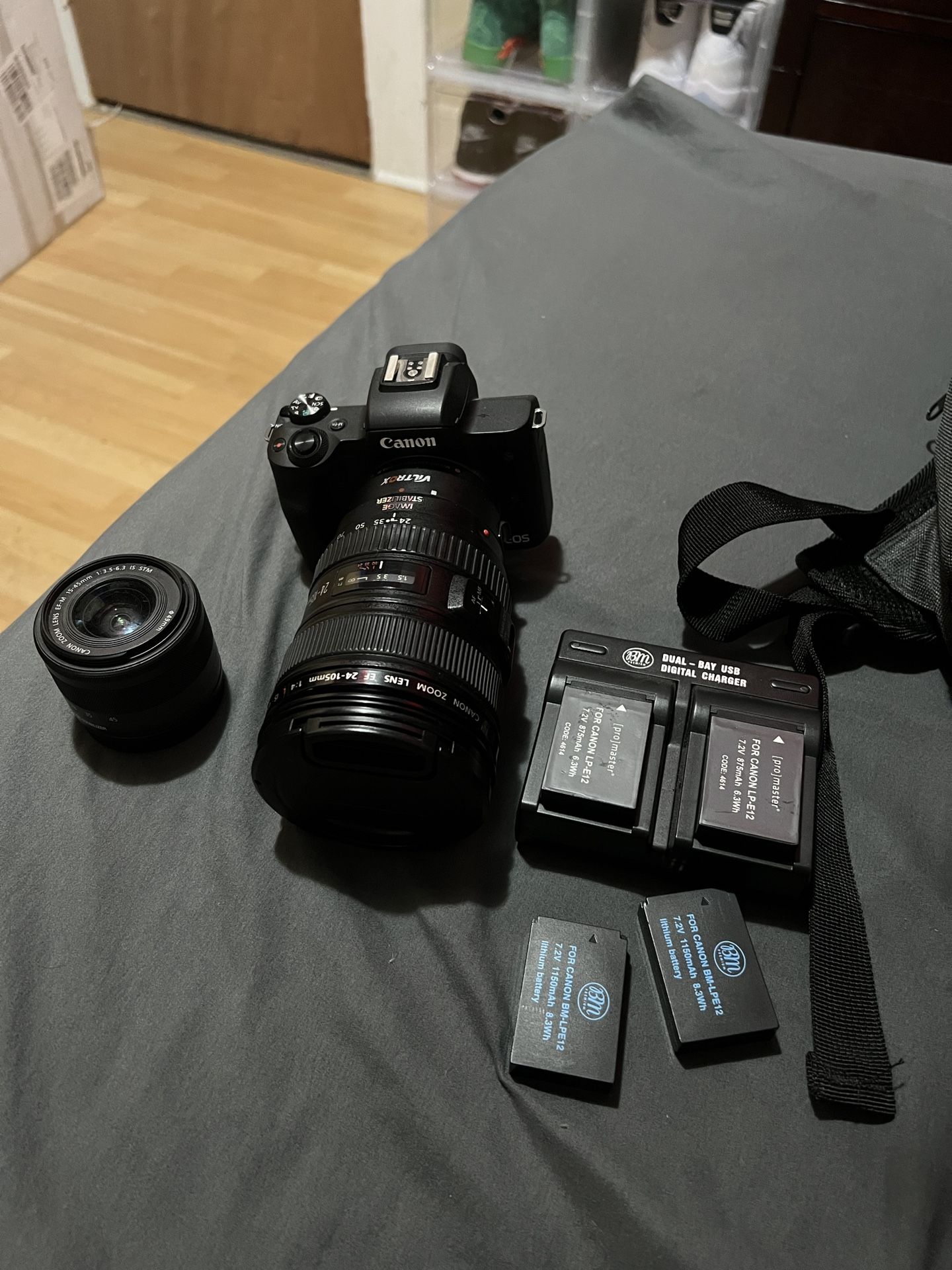 Canon EOS M50 Mark II Mirrorless Camera (Black)
