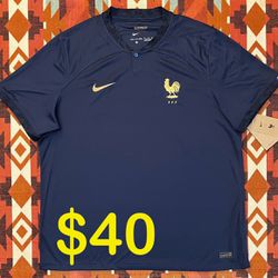 Nike France Dri-Fit ADV French Football Federation 2022/2023 Jersey Men’s 2XL