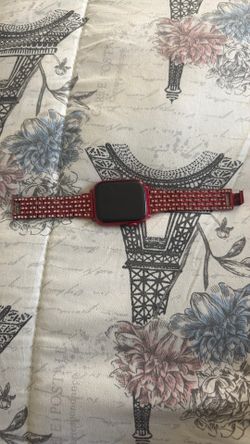 Red Apple Smartwatch with Rhinestone Band Series 8 New SERIOUS INQUIRIES ONLY