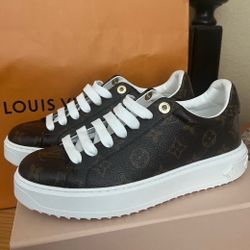 Louis Vuitton Time Out Brown Monogram Sneakers 