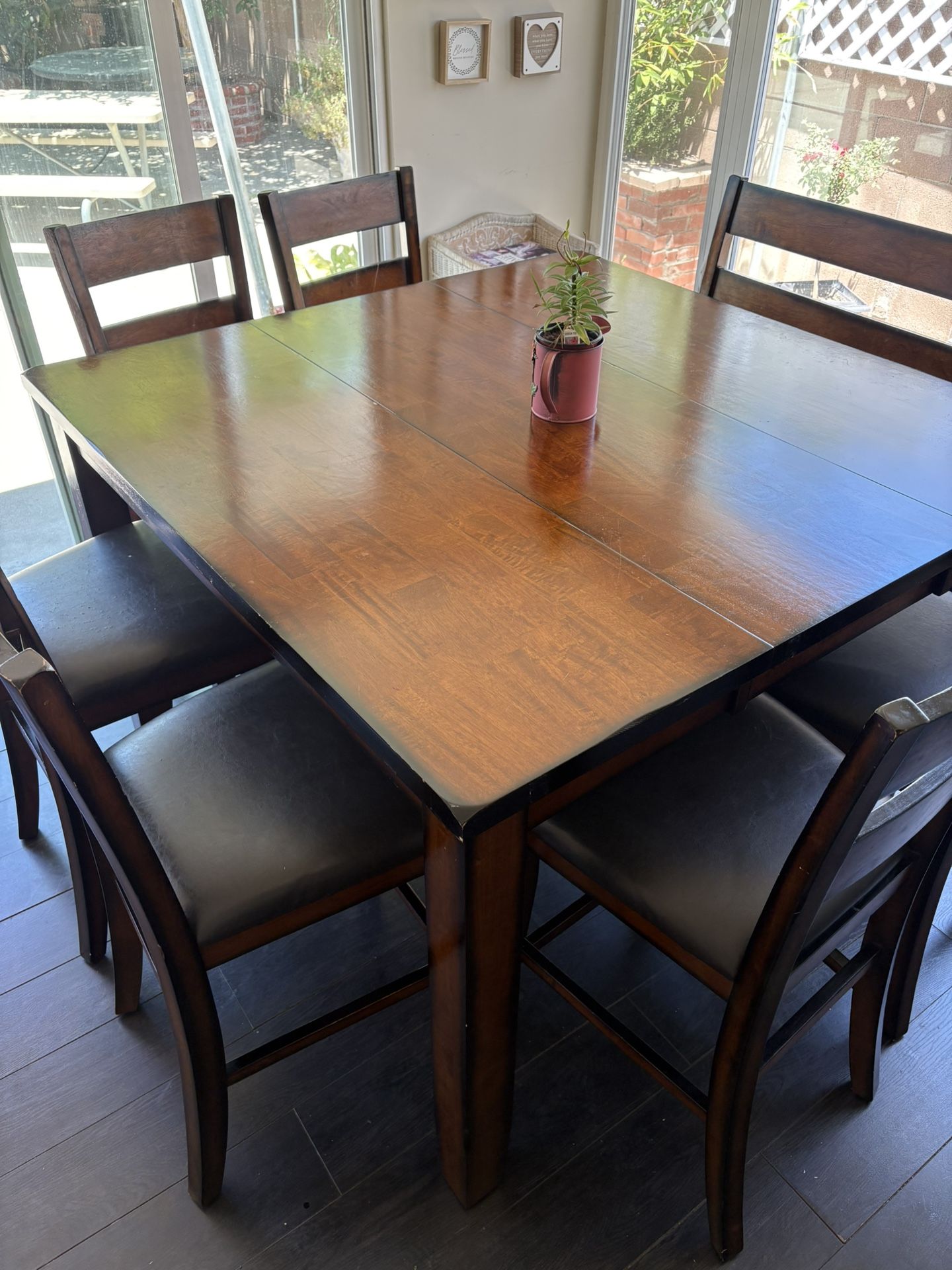 Dinner Table With 6 Chairs + Bench