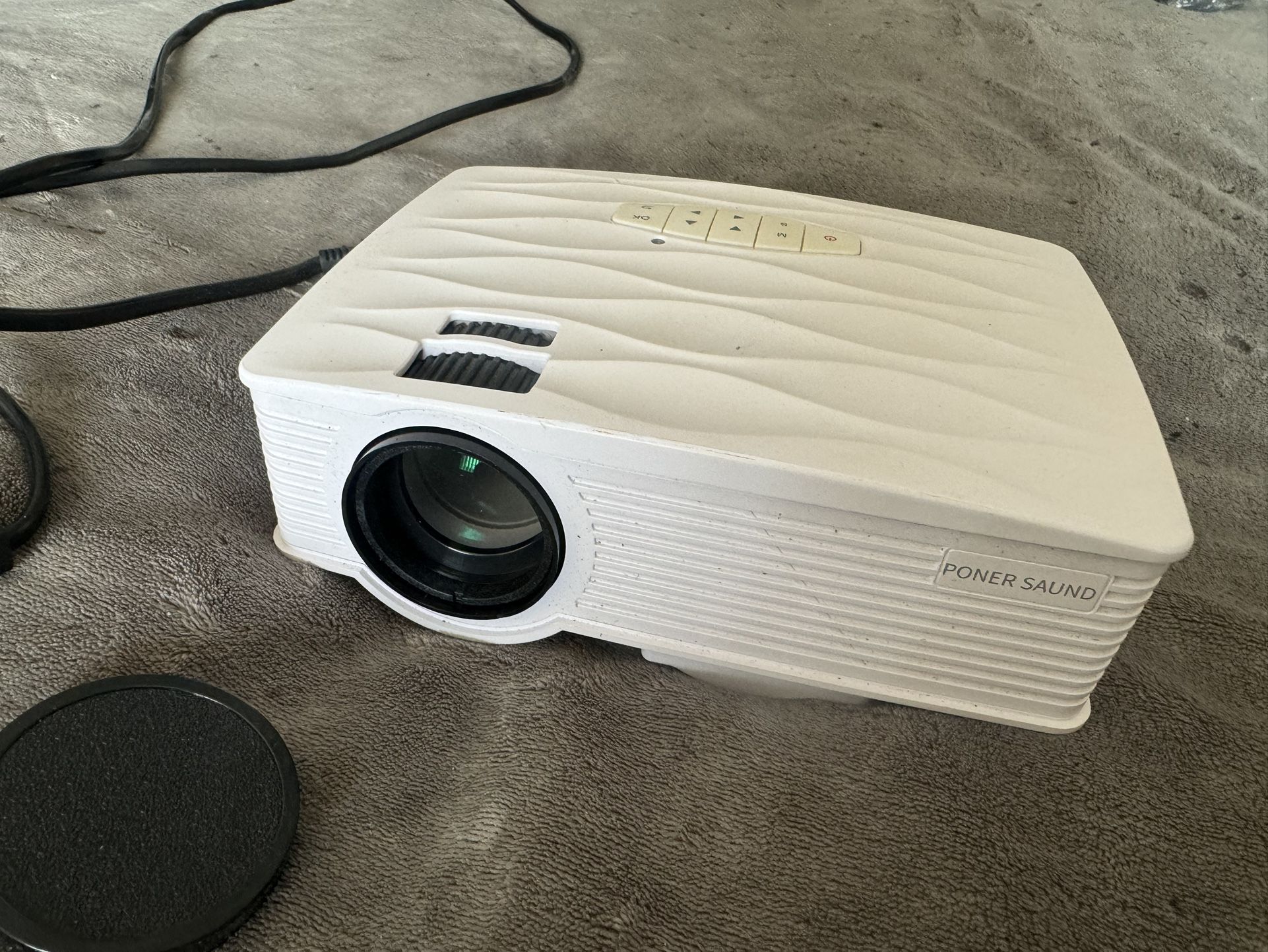 WiFi Mini Projector 1080P Supported Home Outdoor Video Projector, 5500 Lux 210" Display Movie Projector, Compatible with Phone, Computer, Laptop, USB,