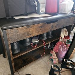 Shoe Rack With Storage