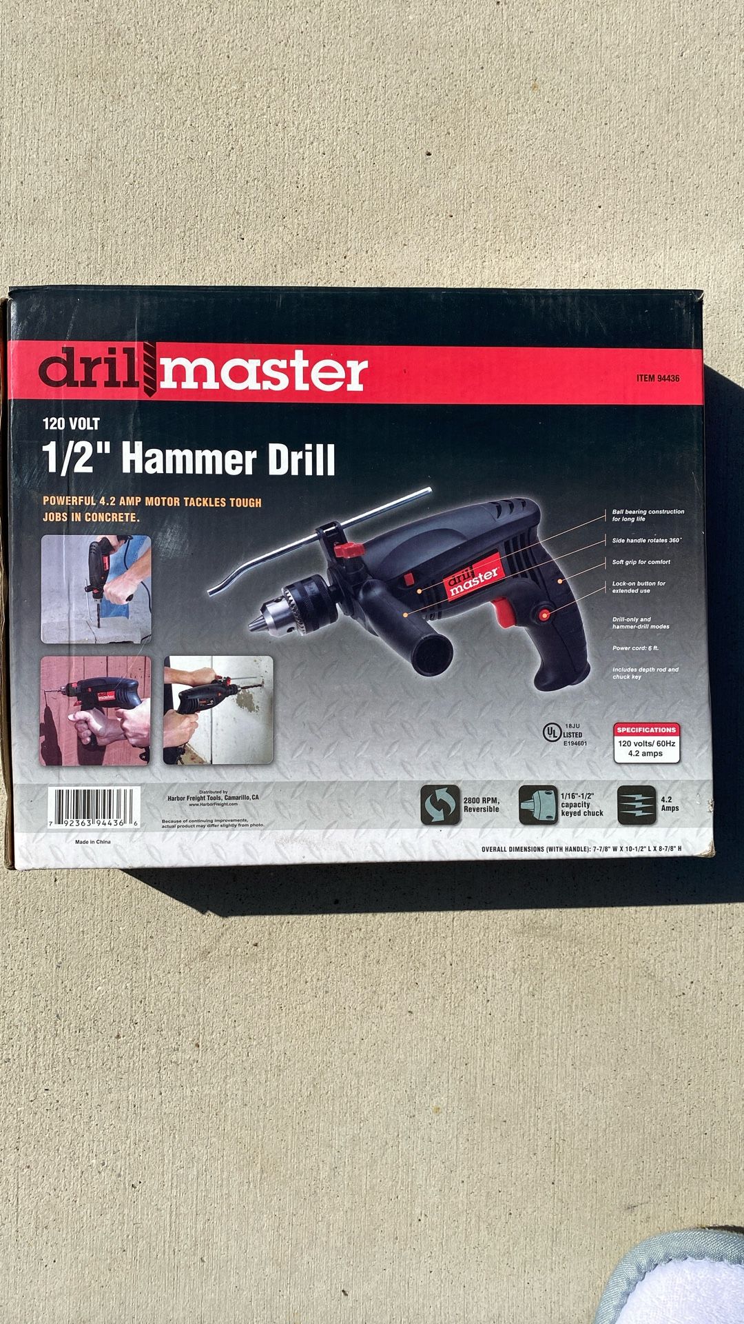 1/2 Inch Hammer Drill