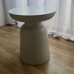 Metal side table