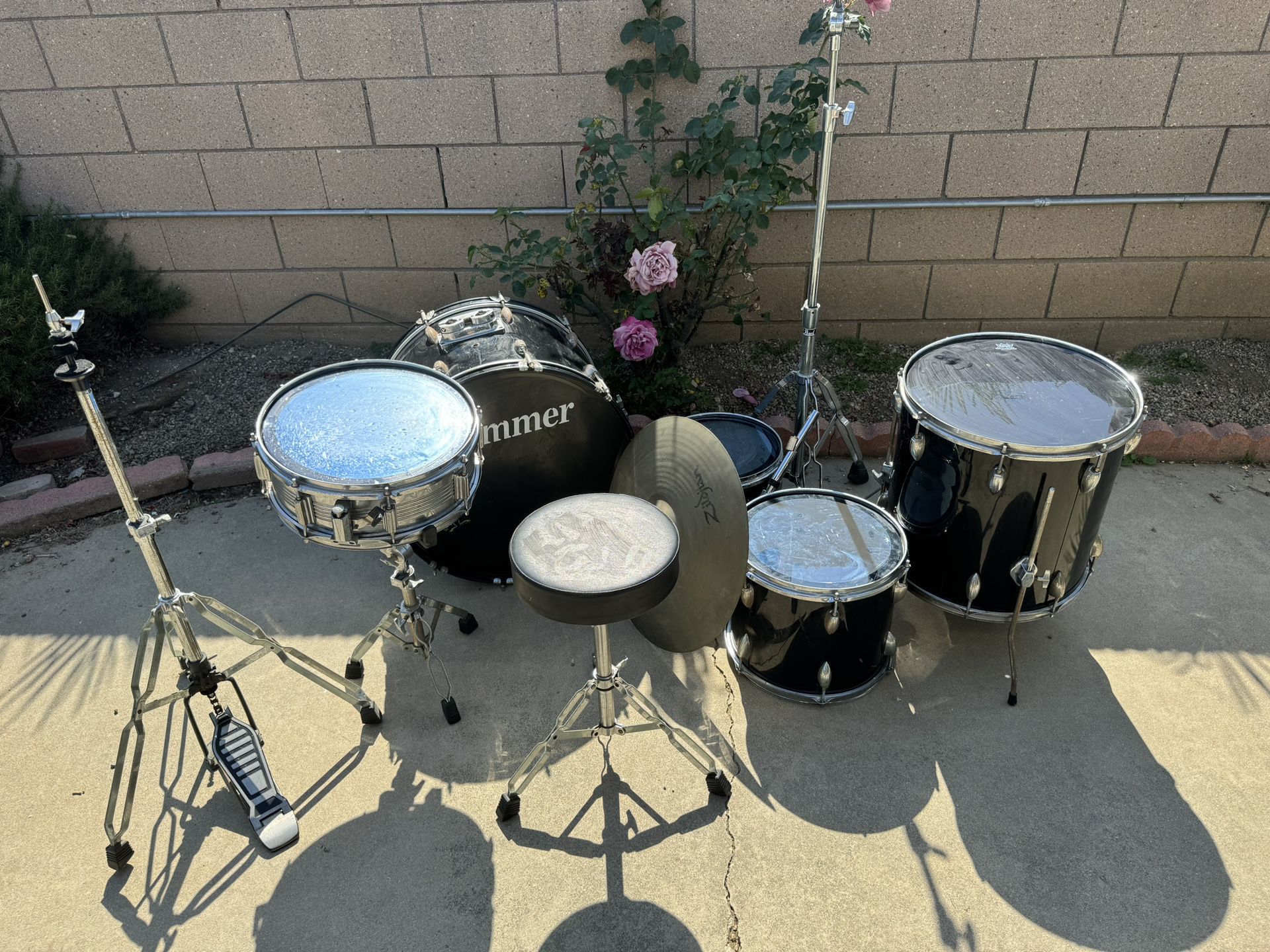 Hammer drum set (Zildijan Cymbal)