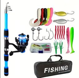 Foldable Rod with tackle