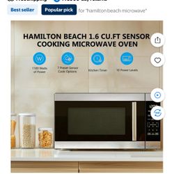Brand NEW - Hamilton Beach Microwave‼️