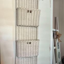 Wicker Mail Sorter 