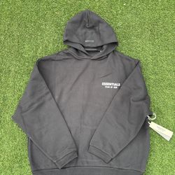 Fear of God Essentials Hoodie Black