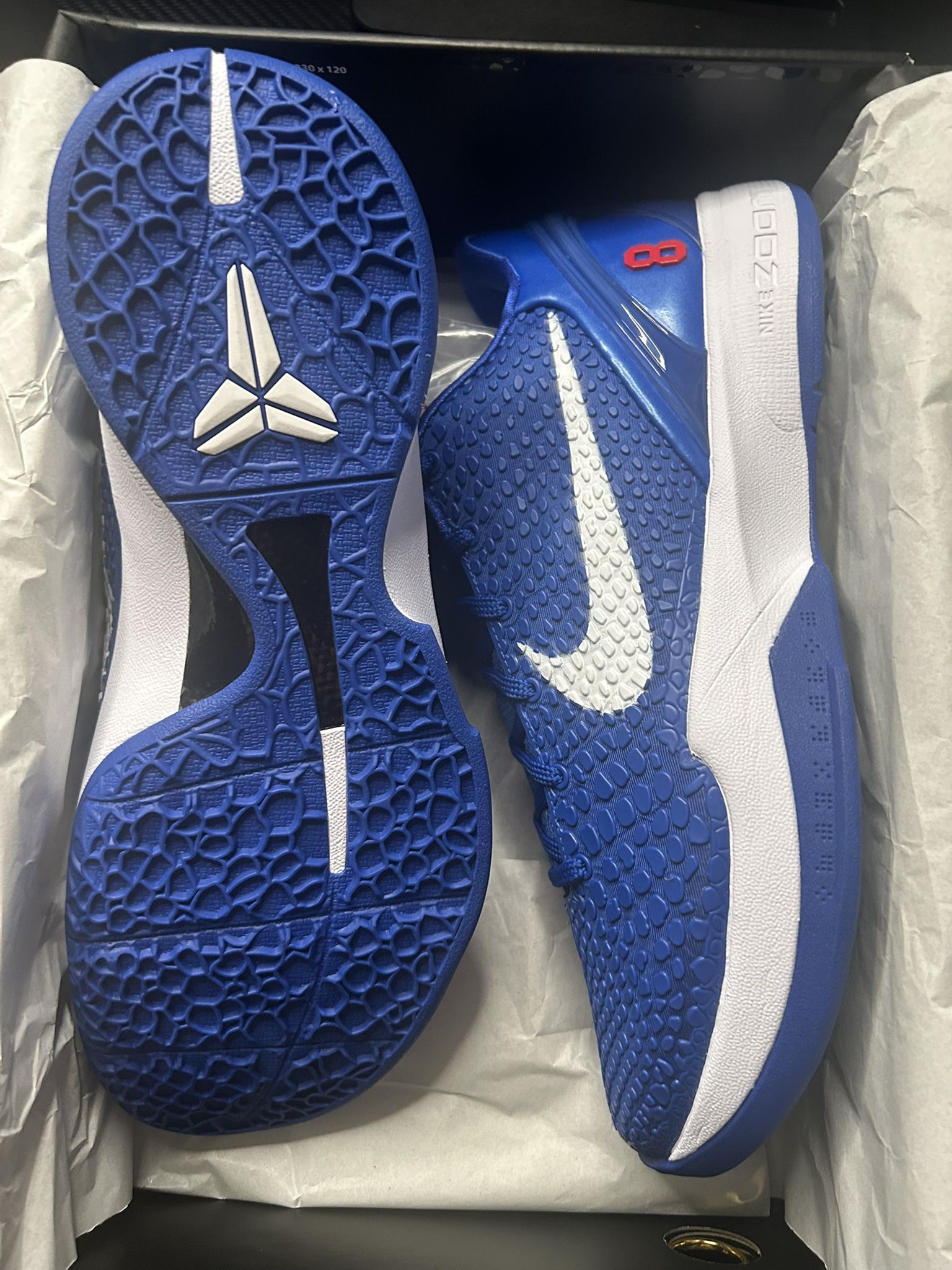 Kobe 6 Dodgers Size 11.5 New