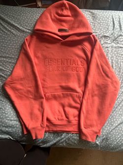 Fear of God Essentials Hoodie Coral size medium