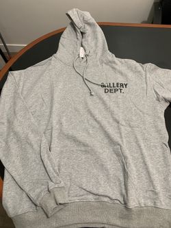 Gallery Dept Large Size Hoodie Gray 