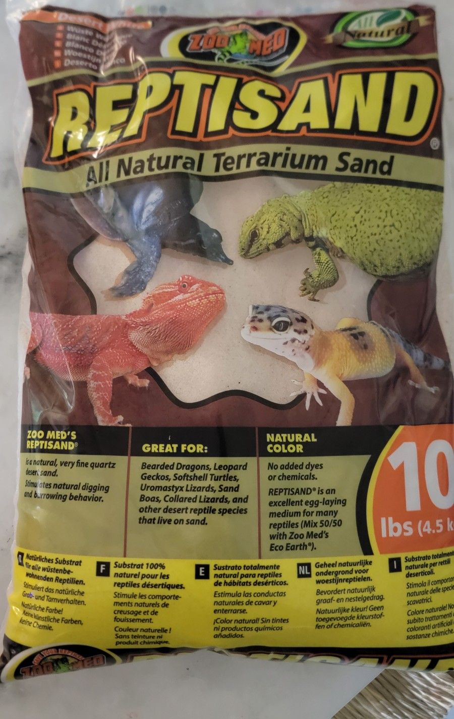 Reptisand. New 10lb