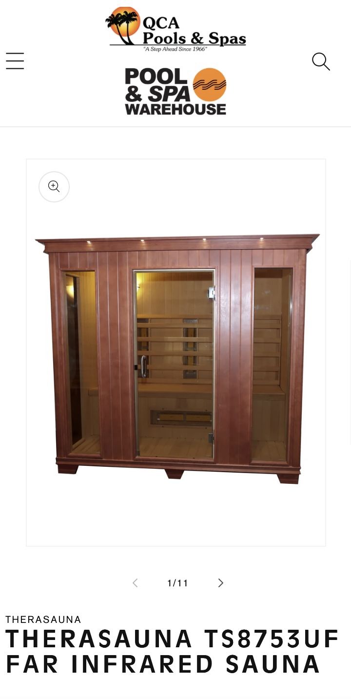 QCA Thera Sauna Dry Infrared Health Sauna 
