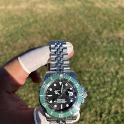 Seiko mod Starbucks 40mm diver watch