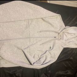 Grey Lacoste Hoodie