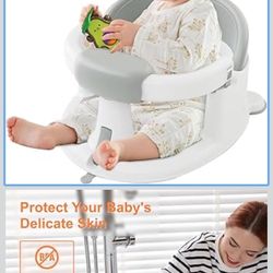 Baby Bath Seats for Babies Sitting Up, Non-Slip Baby Bathtub