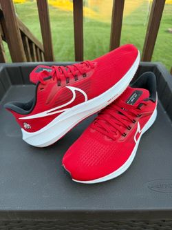 Mens Nike Air Zoom Pegasus 39 Ohio State OSU Buckeyes Shoes Size 8.5 2022