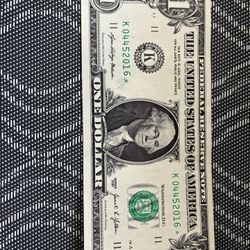 Dollar Bills With Star