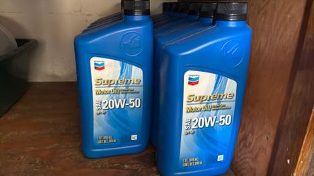 Motor oil 20w-50 13 bottles for sale