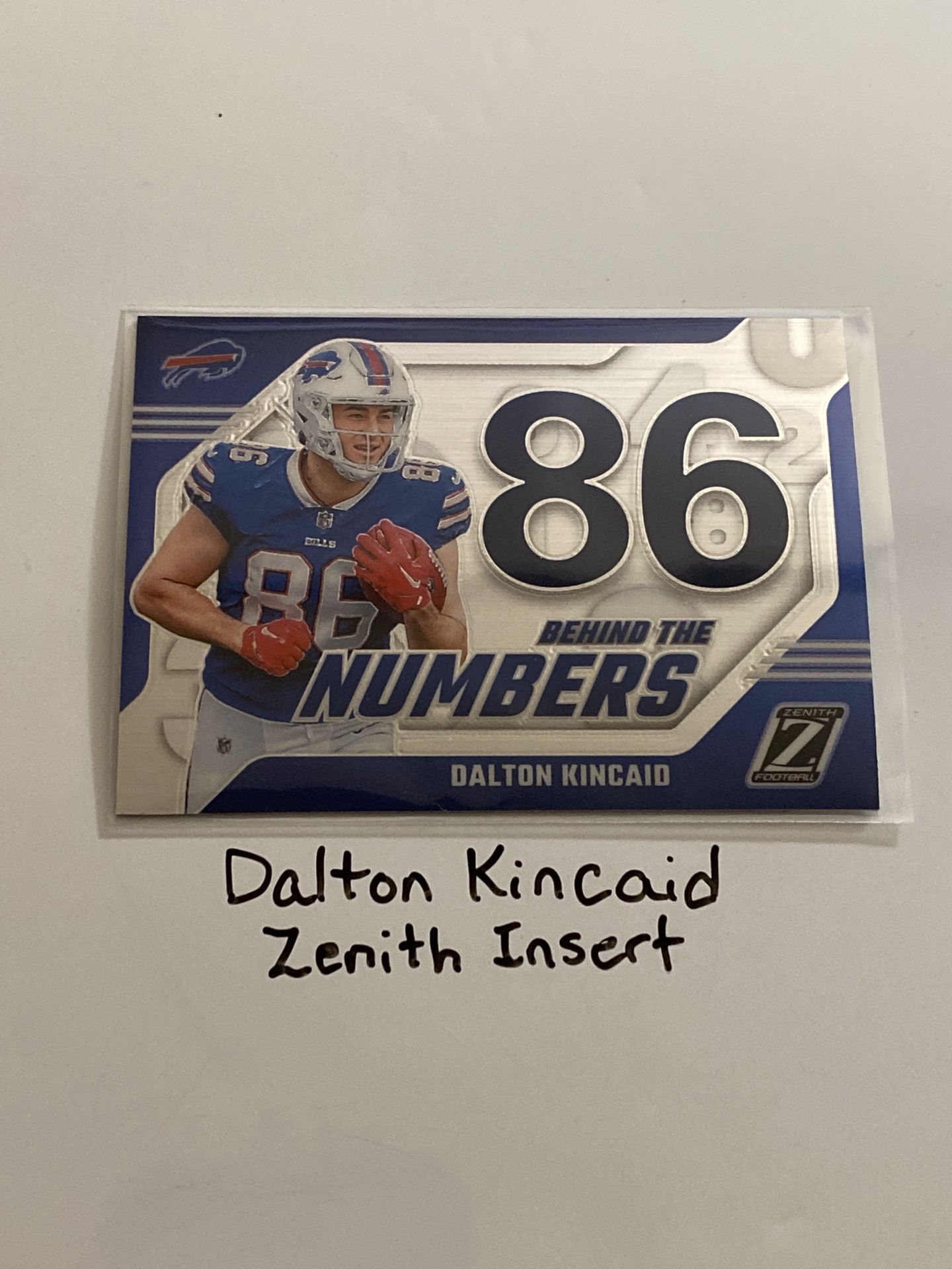 Dalton Kincaid Buffalo Bills TE Zenith Short Print Insert Rookie Card. 