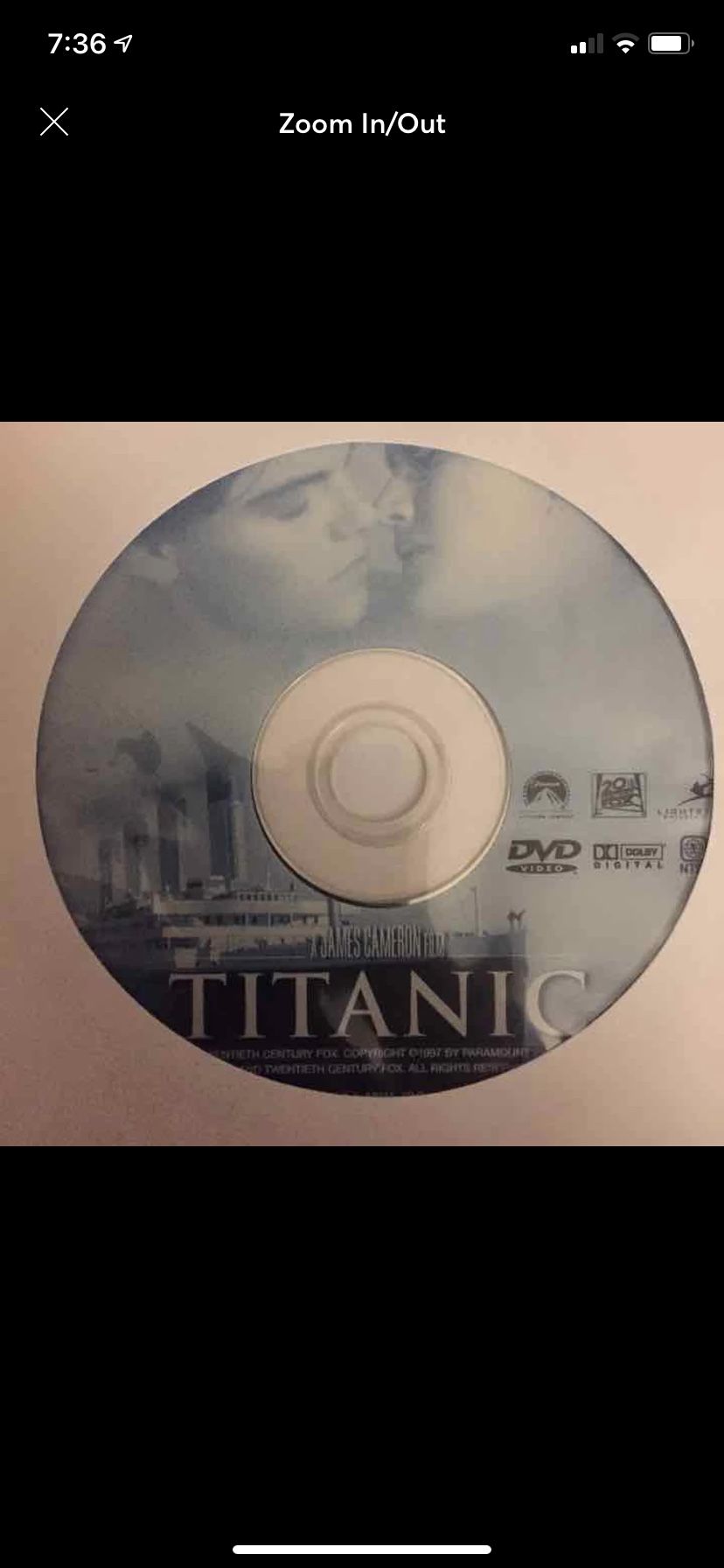 Titanic DVD