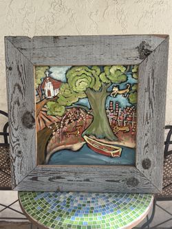 Female Folk Artist Bailey Jack Painting 