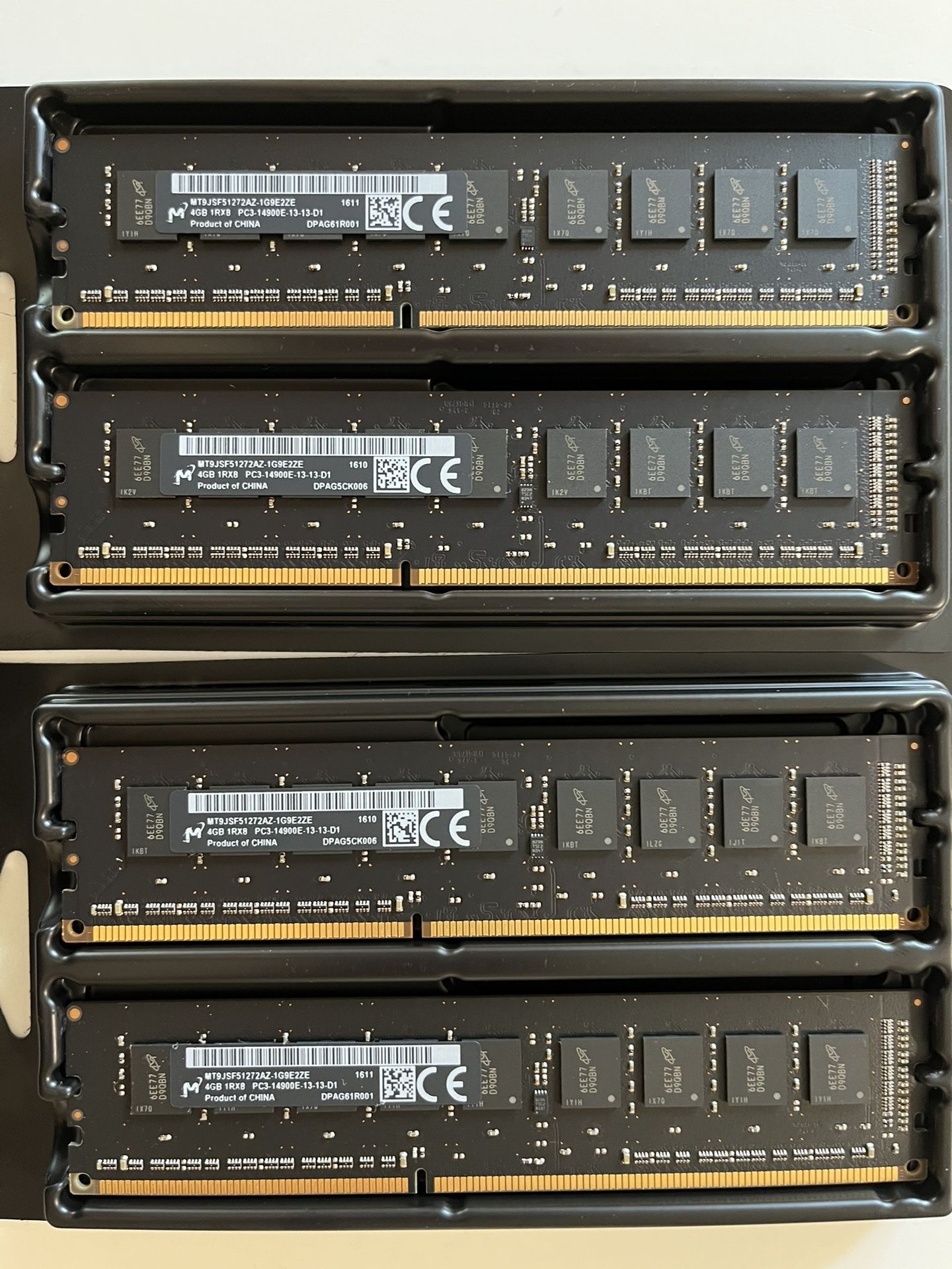 Apple Mac Pro 2013 Original Factory Installed Ram