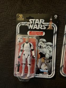 Star Wars George Lucas In Stormtrooper Disguise Toy