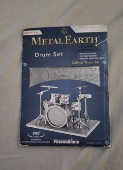 Drum Set 3D Laser Cut Models
