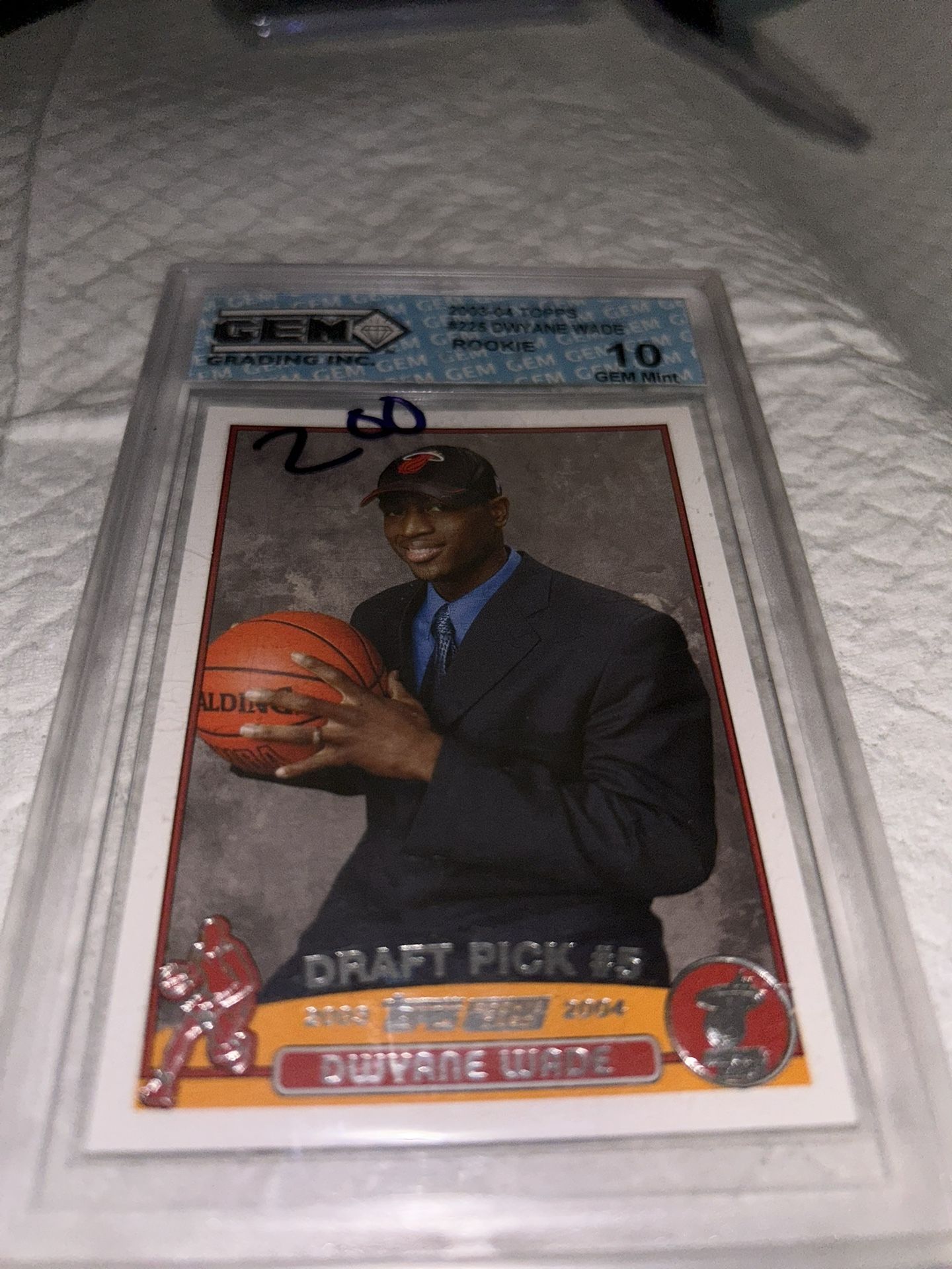 Dwyane Wade Rookie Card Graded 10/10