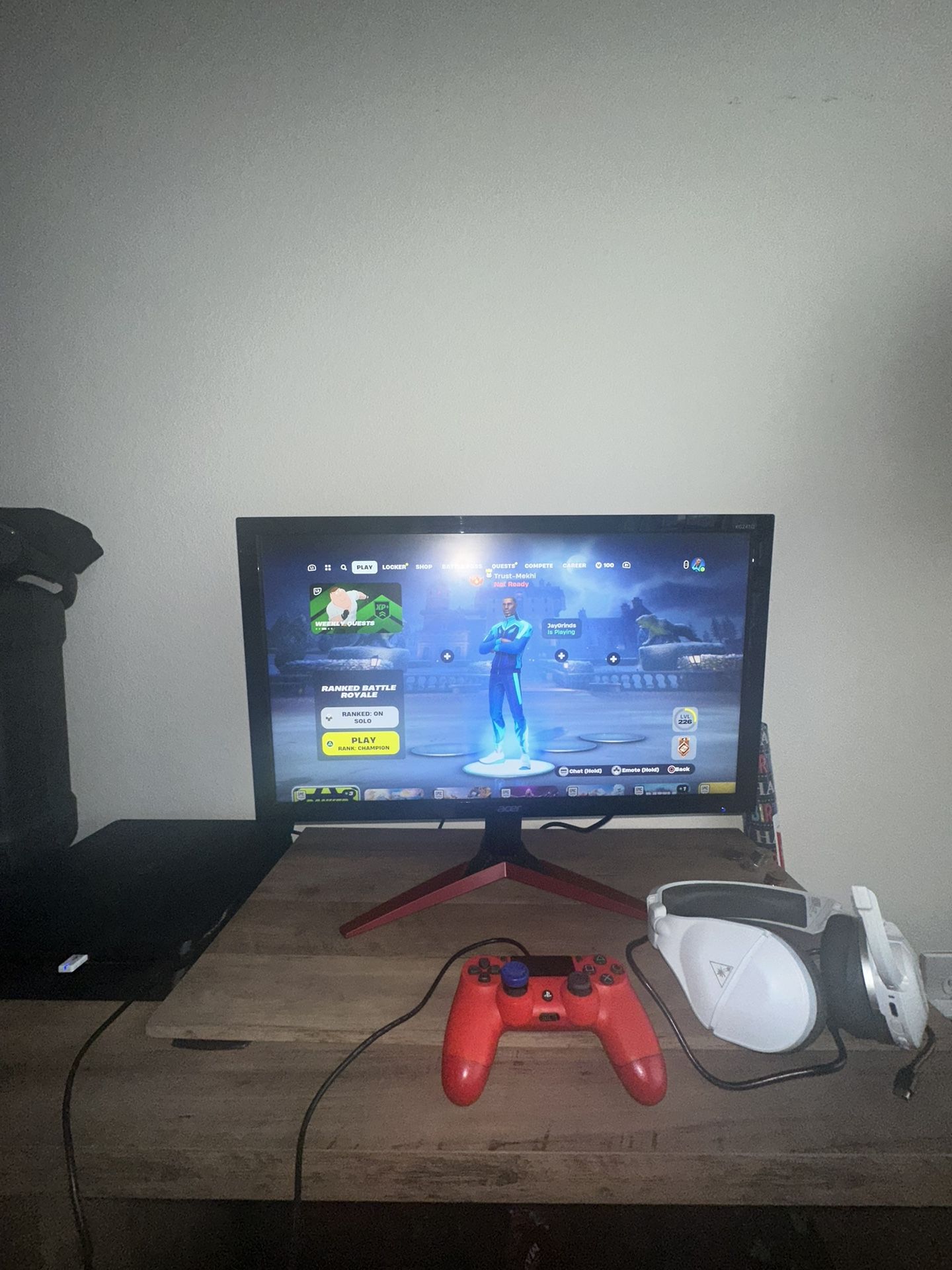 Ps4 Slim + gaming Setup