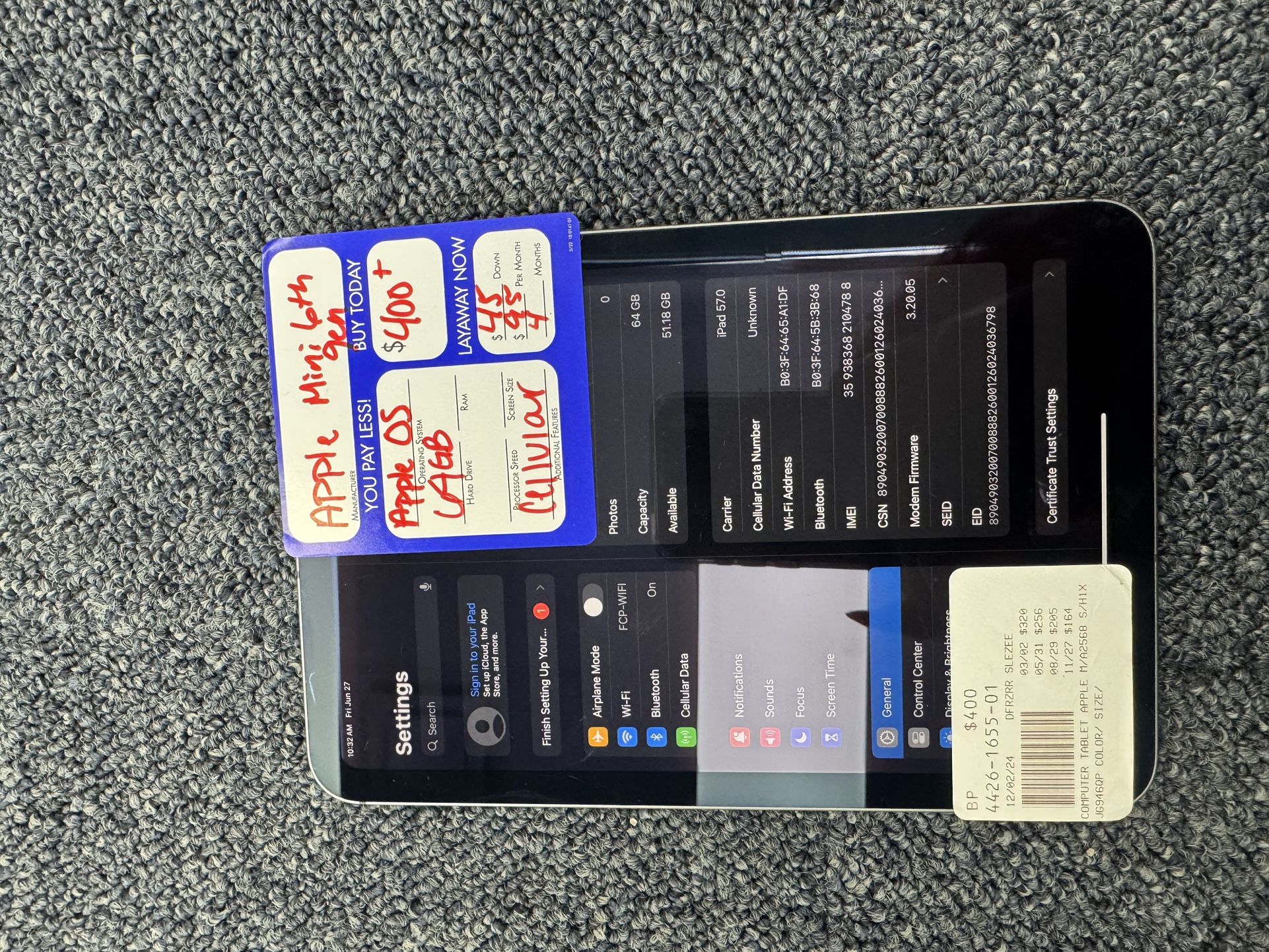 Apple iPad Mini 6th Gen