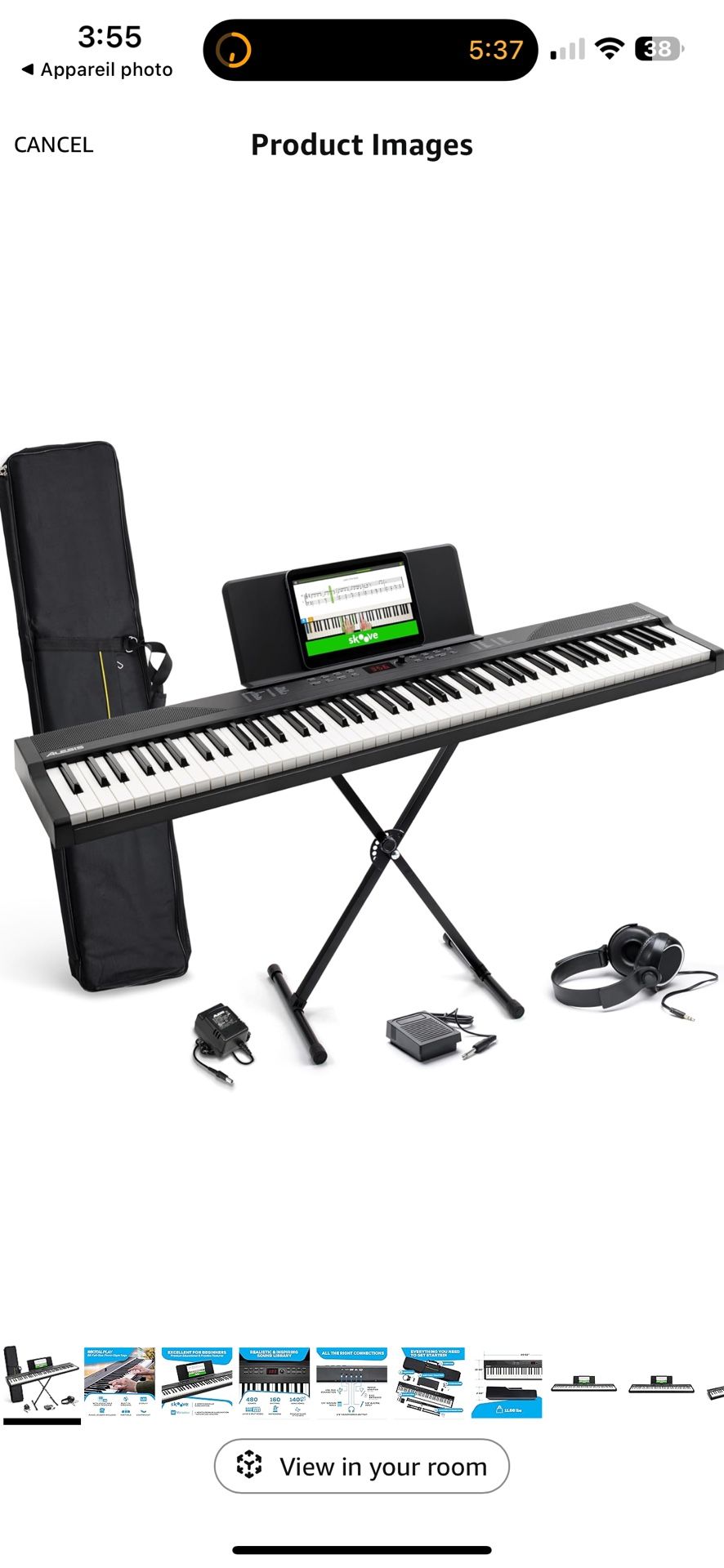 Alesis 88 Key Keyboard Piano